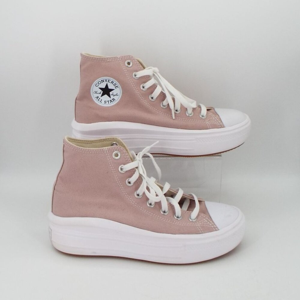 Converse Chuck Taylor All Star Move Platform High Top Sneakers Static Pink